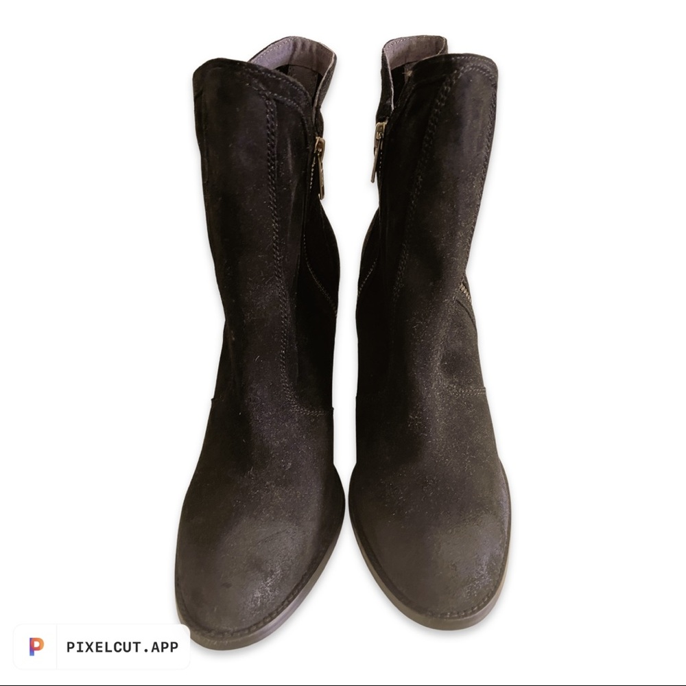 Brand New Black Suede ankle boots